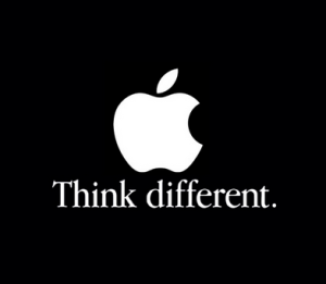 Apple tagline - Think different